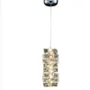 Lampy wiszące ogromny kryształowy blok LED żyrandol oświetlenie ding pokój żyrandole mini blasku luksusowa kuchnia
