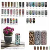 Autres outils de cuisine 17x8,5 cm peut refroidir les insateurs minces en néoprène boisson bière bouteille de cola pliable Koozies Cactus Leopard Sleeve F Dh5Pf