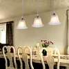 Hanglampen moderne minimalistische lamp eetkamer ledige ledglas kroonluchter rasterbar rose kroonluchter roos