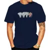 Herr t-skjortor den fina konsten autistisk elefant Det är ok att vara lite olika t-shirt män/kvinnor