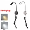 Wall Lamp 3W LED Lamps With US EU Plug Cable Hoses Flexible Home El Bedside Reading Light Moder Book Lights Aluminum