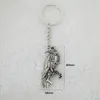 Keychains 12pcs Odin Raven Keychain Fibula Keyrings Black Bird Bird Amulet Viking Jóias para homens