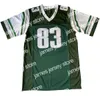 Maillots de football Vince Papale 83 Invincible Movie Maillot de football Double couture chemise de haute qualité EN STOCK