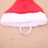 Dog Apparel Christmas Pet Santa Claus Red Hat Plush Small Puppy Cat Warm Winter Xmas Holiday Costume Ornament Decoration Navidad