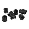 Portalampade JFBL 200 pezzi in plastica nera da 5 mm con supporto per clip a LED custodie per montaggio su pannello