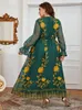 Plus size jurken toleen grote avond vrouwen elegante maxi 2023 winter lang feest oversized Arabisch moslimgewaad festival kleding