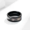 Alianças de casamento 8 mm preta camuflada anel de carboneto de tungstênio para homens banda simples camuflagem de dedo conforto tamanho 8 a 13