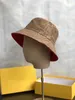 Designers Bucket hat Boston hatt Enfärgad bokstavsdesign hatt Lyx modetrend resor solhatt Fritid trädgård ny mode hatt Varm fyra årstider kan bära