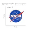 핀 브로치 패션 파란색 NASA 테마 메탈 브로치 핀 에코 에나멜 재미있는 성격 여자 선물 보석 배지 가방 옷 deni dho0c