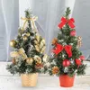 Noel Süslemeleri 20/30/40cm Mini Yapay Ağaç Masaüstü Dekorasyon Partisi Ev Aksesuarları Hediyeler