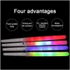 Favor favorita cones de algodão doce colorf colo glowing luminous marshmallow stick stick favorece o suprimento de natal halloween dh4pe