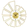 Wandklokken eenvoudige Noordse klokken Hands Woonkamer Art Creative Metal Silent Modern Design Reloj de Pared Home Decoration 50