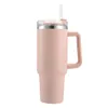 40oz stainless steel tumbler with handle lid straw large capacity beer mug water bottle outdoor camping cup vacuum insulated drinking tumblers YFA3390