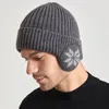 Basker trendiga kvinnor män hat stretchig randig textur lady beanie öronskydd mjuk vinterhuvudbonad