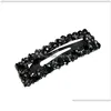 Hårklipp Barrettes Fashion Jewelry Colorf Rhinstone Barrette Clip BB Womens Girls Hairpin Drop Delivery Hairjewelry Dhctn