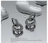 Boucles d'oreilles créoles Boucles d'oreilles en argent sterling 925 Géométrique Pentagone Punk Rivets Anneau d'oreille Cercle Pendentif Personnalité Femme Fille Garçon Jewelr