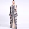 Etniska kläder muslimska arabiska kjol turkiska mantel Dubai abaya lyx 7 färg positionering broderi kvinnor abayas för öppna