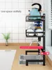 Dish Racks 2 Tier Metal Kitchen Shelf Organizer Drying Over Sink Drain Storage Countertop Utensils Holder Heavy duty 230111