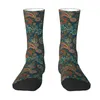 Chaussettes masculines bandanna bleu paisley crew masque unisexe mode printemps été automne robe d'hiver