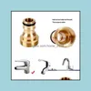 Other Faucets Showers Accs 1Pc Brass Male Quick Connector Adaptor Garden Water Hose Pipe Tap Drop Delivery Home Faucets Otvmn