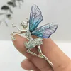 Broschen 2023 Schmetterling Fee Brosche Für Weibliche High-end-Tanzen Mädchen Mantel Frauen Mode Kreative Kleidung Pin Schmuck