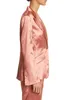 スプリングプラスサイズの革張りの女性パンツスーツルーズセレブリティ衣装イブニングパーティーの母親の結婚式フォーマル2ピース