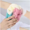 Badborstels Sponzen Scrubbers Body Exfoliatie gereedschap Pe lange strip handdoek Soft Badberslichamen Reiniging Mesh Sponge Bathr DHFKB