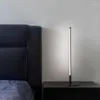 Golvlampor minimalistiska enkel lampa fjärrkontroll dimmer stående sovrum vardagsrum postmodern deco salong