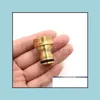 Other Faucets Showers Accs 1Pc Brass Male Quick Connector Adaptor Garden Water Hose Pipe Tap Drop Delivery Home Faucets Otvmn