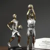 Objets décoratifs Figurines Créative Basketball Sports Figure Sculpture Décoration Home Ornements Ornements de vacances Décorations de bureau 230111