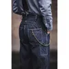 Herrenjeans 90er Jahre Vintage Herren/Damen American Hommes für Herren 2023 Gestreifte Denim Amekaji Hosenträger Arbeitshose