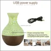 Inne domowe rozróżnianie 130 ml olejku eterycznego dyfuzor nawilżacz USB aromaterapia wazon drewna aromat 7 kolorów światła dla domu dhufv