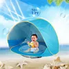 Toy Tents Child Baby Games Beach Tent Uv-protecting Sunshelter Portable Outdoor Child Swimming Pool Play House Tent Toys For Baby Kids 230111