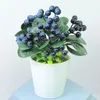 Fleurs décoratives, beau Pot simulé, accessoire de tournage, faux bonsaï, plantes artificielles, sans coupe