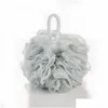 حمام فرش الإسفنج أجهزة تنظيف DHS New Sponge Ball Wholesale Mesh Poufs Scrubling Back Foaming Body El Market Supplies M Dhgfe