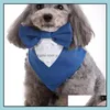 Собачья одежда Pet Cat Puppy Bandana Bibs Triangle Head Accessories Accessories с бабочками 20 шт.