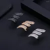 Wedding Rings Jankelly Luxury Olive Leaf Twist Statement For Women Crystal Zircon Dubai Bridal Finger Jewelry Addiction