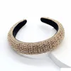 Pannband FL Crystal Hair Bands for Women Lady Shiny Padded Diamond Hoop Fashion Accessories J1500 Drop Delivery Products DH1TQ