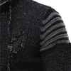 Suéteres para hombre Otoño Invierno suéter para hombre 2023 Casual sólido para hombre de manga larga de algodón de punto pulóver M-XXL prendas de punto Pull Homme
