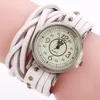 Wristwatches Women Vintage Retro Rivet Braided Genuine Leather Bracelet Watch Casual Ladies Quartz Clock Relogio Feminino Drop