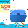 Land Voyager Последние 12,8 В 100AH ​​Батарея LifePO4 12 В 100AH ​​Батареи подходят для Generator Picnic Camping встроенный 4S 100A BMS