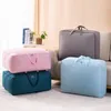 Storage Bags Portable Quilt Bag Durable Travel Moving Luggage Packages Moistureproof Clothes Organizer Wardrobe Beding Solid