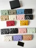 Luxuremerk CC Wallet Cardholder Classic Design Caviar Sheepskin