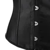 Bustiers Corsets Underbust Corset for Women Satin Lace Up Boned Bustier Top Dance Classic Daily Plus Size Corselete Sexy Gothic Party Club