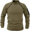 Hommes Hoodies 2023 US Hommes Tactique En Plein Air Veste Chasse Vêtements Chaud Fermetures À Glissière Polaire Pull Homme Coupe-Vent Printemps Hiver Manteau