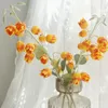 Couronnes de fleurs décoratives Style nordique Ins, Campanula colorée, Simulation orchidée phénix, jolie fausse fleur, décoration de maison, ornements artistiques