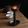 Titulares de velas Candelas pretas Tabel de casamento Design de acessórios estéticos vintage Porta Candle Modern Home Decoration T50ZT