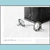 Solitaire ring trouwringen vintage retro gesneden verstelbare edelsteen drop levering sieraden dhllk