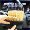 Brosses de nettoyage Brosse de sortie d'air de voiture Conditionneur de tableau de bord Détaillant les outils de balayage de poussière Intérieur Bureau à domicile Duster Drop Livraison Gard Dhy6H