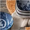 Miski Boże Narodzenie 4 -calowy japoński styl i wiatr kreatywny stół kuchenny Dostawa dostawa domowy ogród jadalny bar straży straży dhcuy